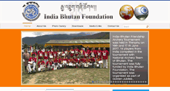 Desktop Screenshot of indiabhutanfoundation.org