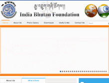 Tablet Screenshot of indiabhutanfoundation.org
